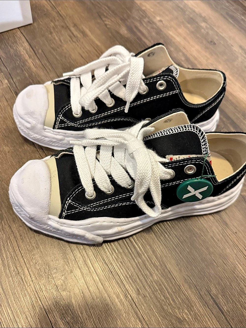 Maison Mihara Yasuhiro A05FW702 Black & White EU 43 Sneakers